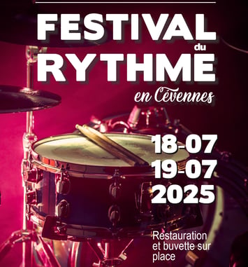 Festival du rythme en Cévennes 2025 affiche