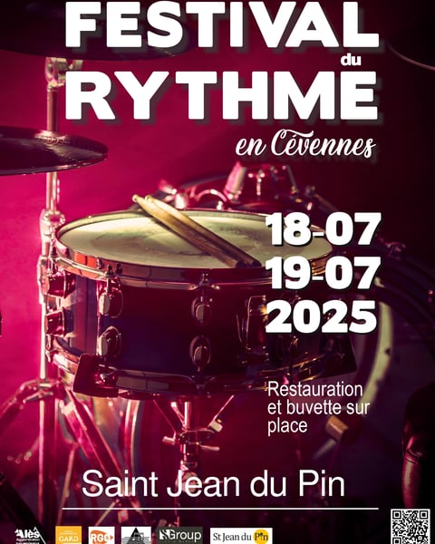 Festival du rythme en Cévennes 2025 affiche