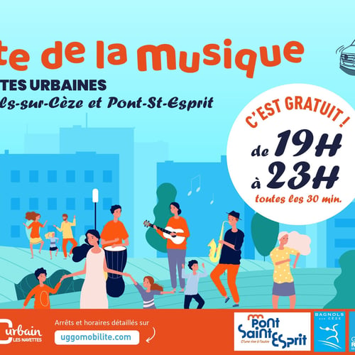 Bagnols sur Ceze 2025 horaires navette fdlm
