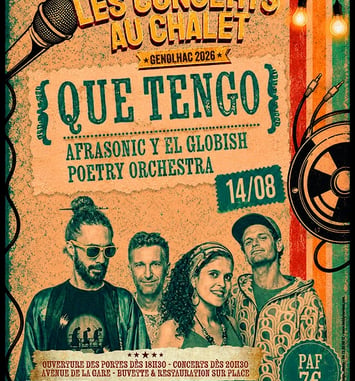 Que Tengo + Afrasonic y el GPO au Chalet