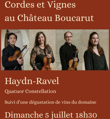 Cordes et Vignes au Château Boucarut