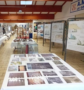 Visite pour les scolaires : exposition "Embarquez ! 400 ans de Marine et d'histoire Graulenes"