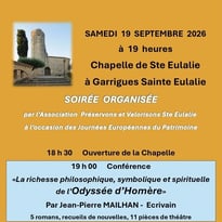 Conférence "La richesse philosophique, symbolique et spirituelle de l'Odyssée d'Homère"