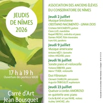 Clarinette et piano avec Antoine MÉZY et Adrien AVEZARD pour les Jeudis de Nîmes 2026