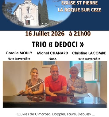 Concert Trio DEDOCI — Musica Roque (7ᵉ édition)