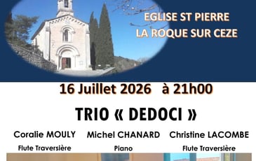 Concert Trio DEDOCI — Musica Roque (7ᵉ édition)