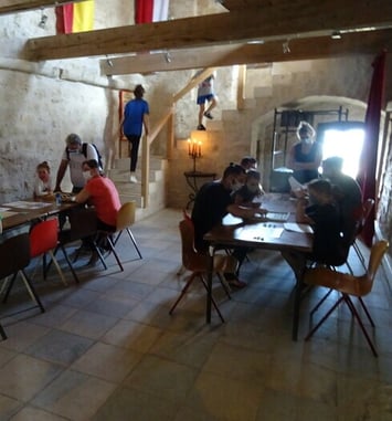 Atelier d'écriture et jeux du Moyen Âge