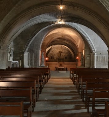 Visite flash de la crypte de l'abbatiale