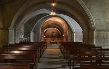 Visite flash de la crypte de l'abbatiale