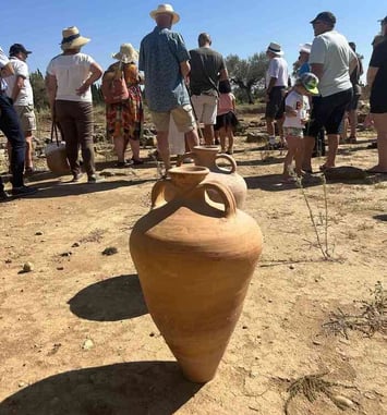 Visite guidée du site archéologique, explorez l'atelier de production d'amphores du Mas des Tourelles