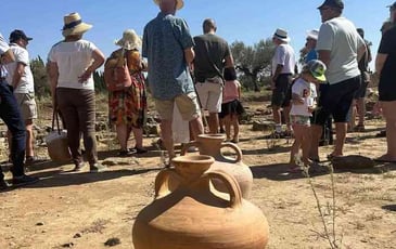 Visite guidée du site archéologique, explorez l'atelier de production d'amphores du Mas des Tourelles