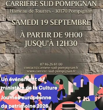 Visite guidée de la carrière sud Pompignan