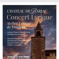 Concert de musique lyrique - Atelier lyrique de Londres