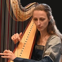 Parenthèse musicale à la harpe