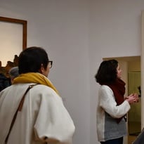 Visite flash de l'exposition « Lena Vandrey. Peintures, dessins et cut-out »