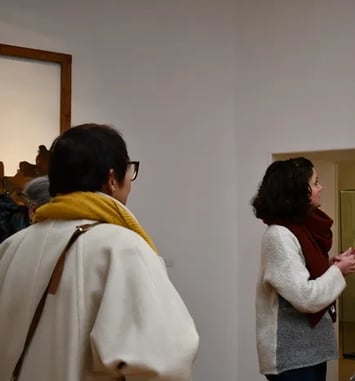 Visite flash de l'exposition « Lena Vandrey. Peintures, dessins et cut-out »