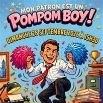 Le patron et un pompom boy !
