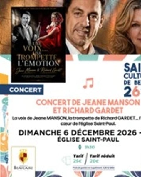 Concert de Jeane Manson et Richard Gardet