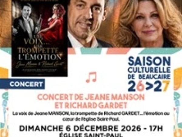Concert de Jeane Manson et Richard Gardet