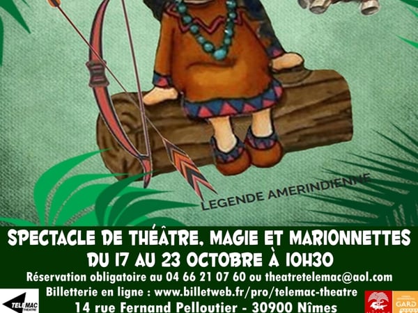 Une seule flèche : théâtre, magie & marionnettes pour les 3-6 ans