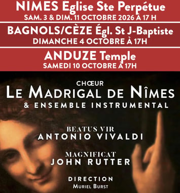 Concert du Chœur Madrigal de Nîmes