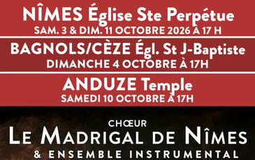 Concert du Chœur Madrigal de Nîmes