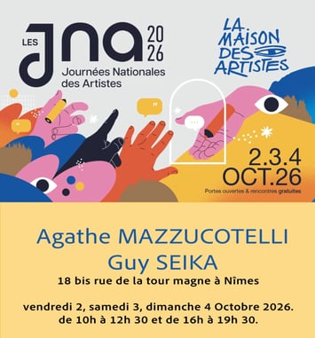 Journées Nationales des Artistes : Agathe Mazzucotelli et Guyseika